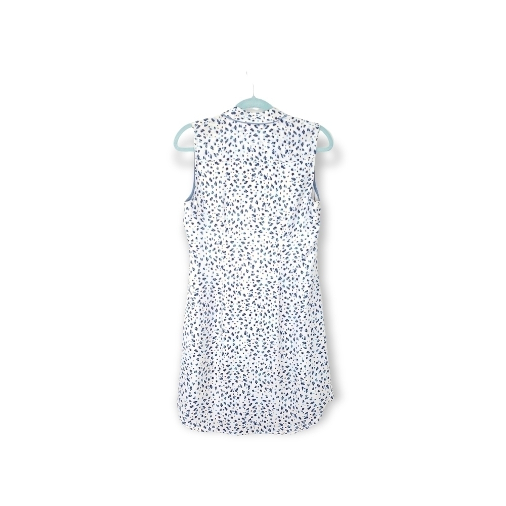 Cabi Button Front Leopard Print Dress Size Small - image 2